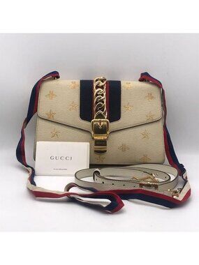 Gucci Leather Sylvie Bi&star Small Shoulder Bag Price Negotiation Welcome